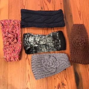 Ladies headband ear warmers knit